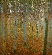 Gustav Klimt bjorkskog Germany oil painting artist